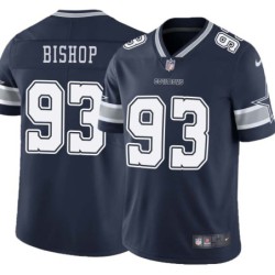 Cowboys #93 Ken Bishop Vapor Limited Jersey -Navy