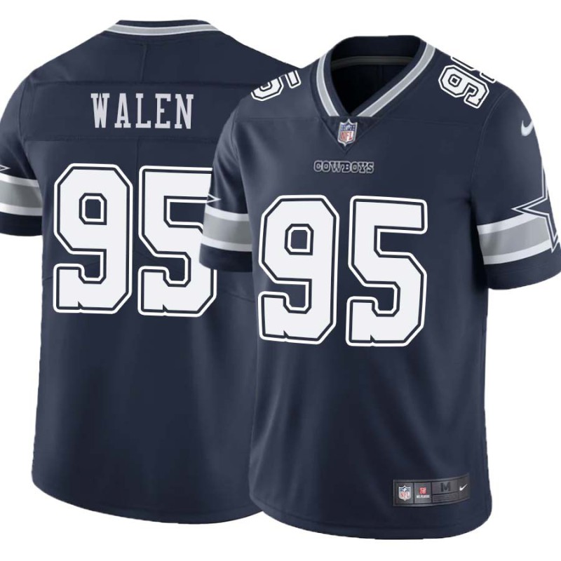 Cowboys #95 Mark Walen Vapor Limited Jersey -Navy