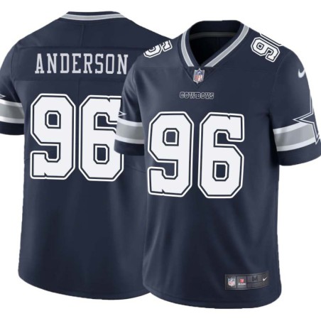 Cowboys #96 Antonio Anderson Vapor Limited Jersey -Navy