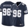 Cowboys #96 Antonio Anderson Vapor Limited Jersey -Navy