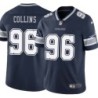 Cowboys #96 Maliek Collins Vapor Limited Jersey -Navy