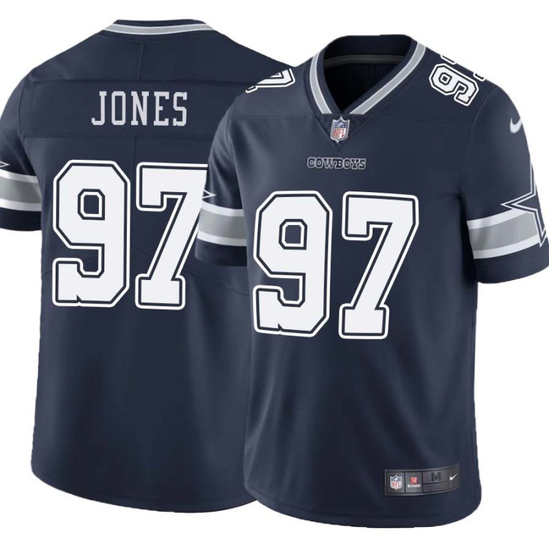 Cowboys #97 Jimmie Jones Vapor Limited Jersey -Navy