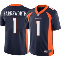 Wes Farnsworth #1 Broncos Navy Jersey