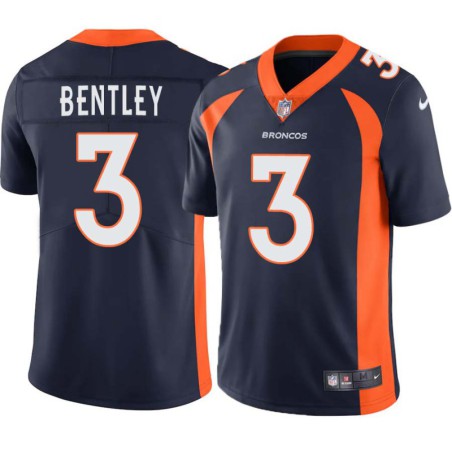 Scott Bentley #3 Broncos Navy Jersey