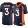 Scott Bentley #3 Broncos Navy Jersey