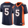 Randy Gregory #5 Broncos Navy Jersey