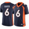 Jason Baker #6 Broncos Navy Jersey