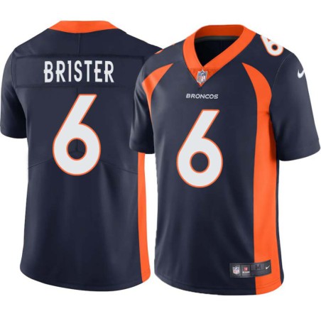 Bubby Brister #6 Broncos Navy Jersey