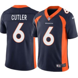 Jay Cutler #6 Broncos Navy Jersey