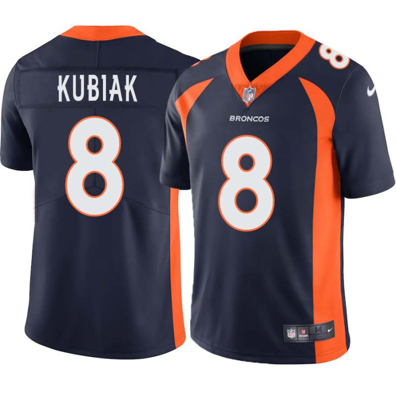 Gary Kubiak #8 Broncos Navy Jersey