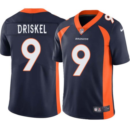 Jeff Driskel #9 Broncos Navy Jersey