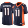 Bobby Anderson #11 Broncos Navy Jersey