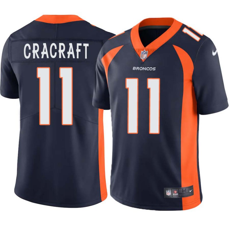 River Cracraft #11 Broncos Navy Jersey