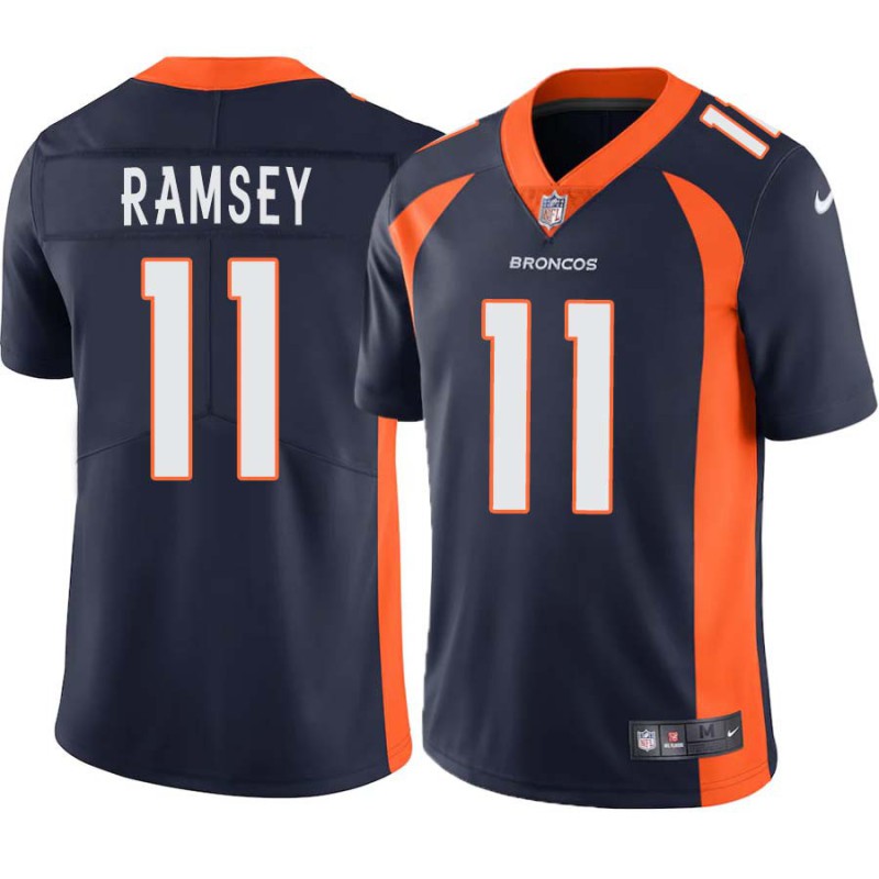 Patrick Ramsey #11 Broncos Navy Jersey