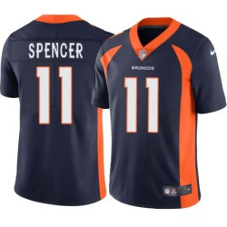 Diontae Spencer #11 Broncos Navy Jersey