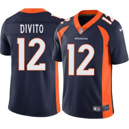 Joe DiVito #12 Broncos Navy Jersey