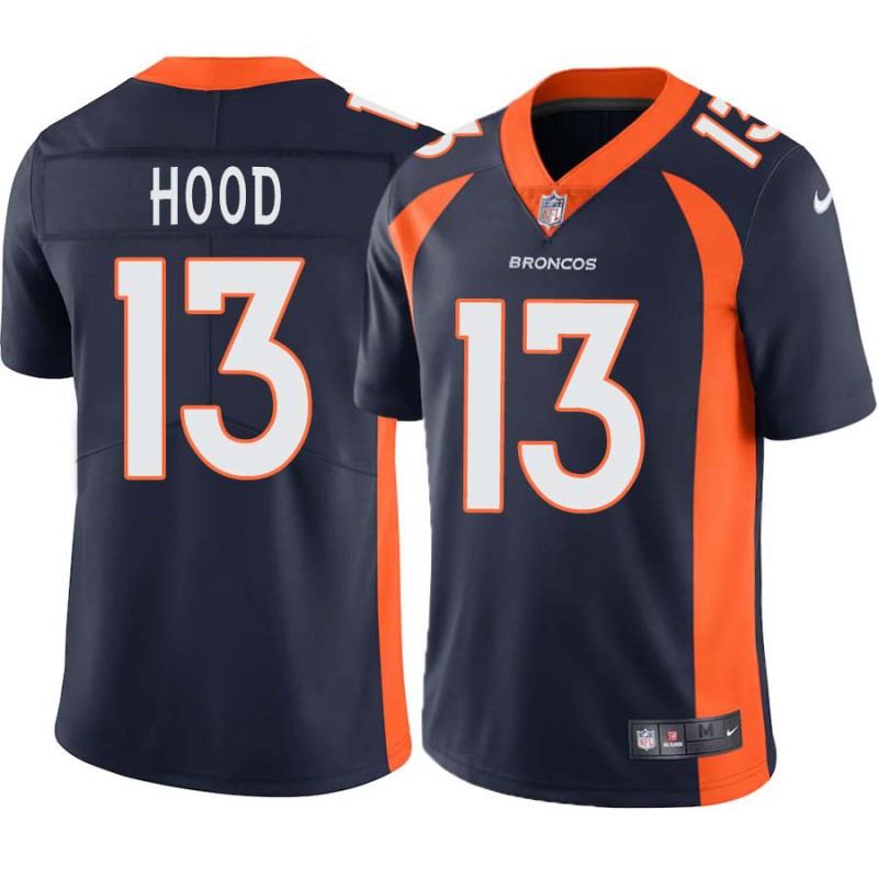 Delonte Hood #13 Broncos Navy Jersey