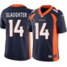 Mickey Slaughter #14 Broncos Navy Jersey