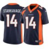 Scott Stankavage #14 Broncos Navy Jersey