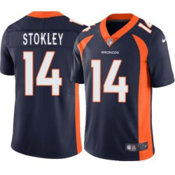 Brandon Stokley #14 Broncos Navy Jersey