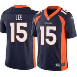 Jacky Lee #15 Broncos Navy Jersey