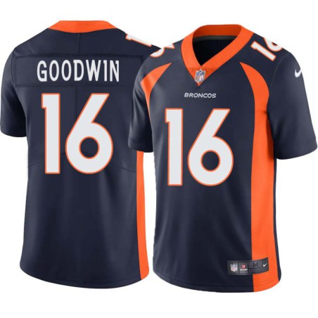 D'Andre Goodwin #16 Broncos Navy Jersey