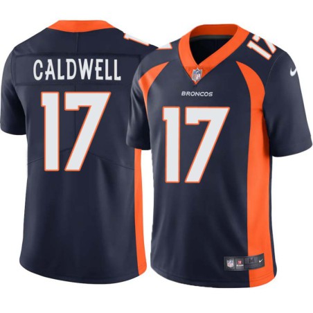 Andre Caldwell #17 Broncos Navy Jersey