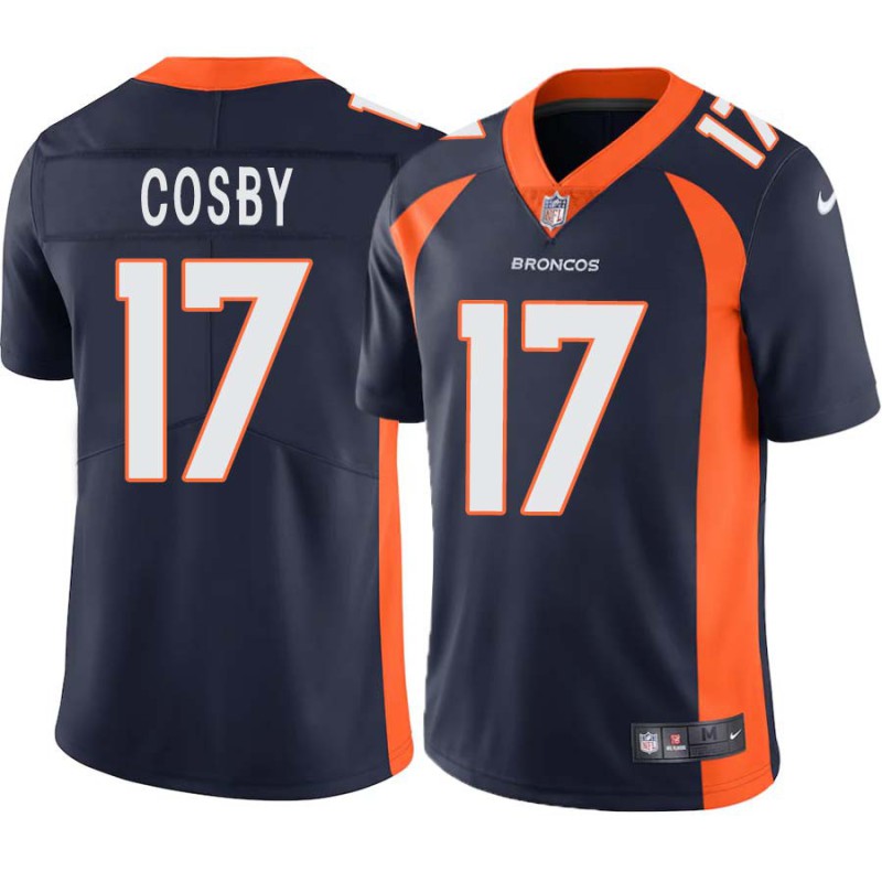 Quan Cosby #17 Broncos Navy Jersey