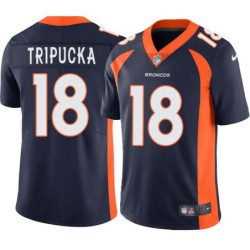 Frank Tripucka #18 Broncos Navy Jersey