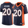 Mike Adams #20 Broncos Navy Jersey