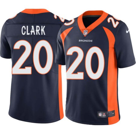 Kevin Clark #20 Broncos Navy Jersey