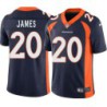 Tory James #20 Broncos Navy Jersey