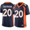 Jerry Traynham #20 Broncos Navy Jersey