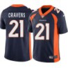 Su'a Cravens #21 Broncos Navy Jersey