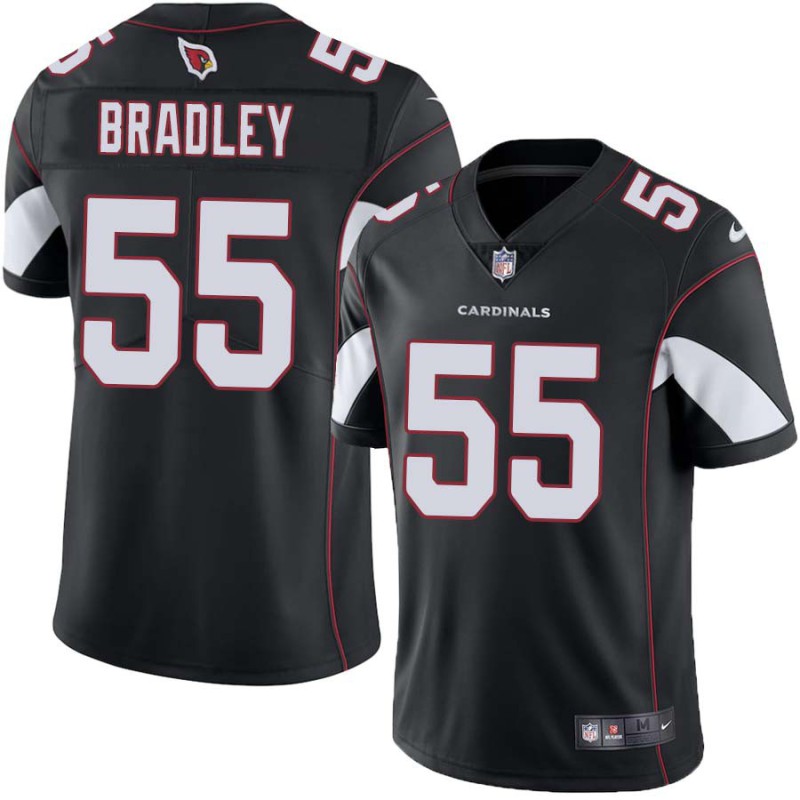 Cardinals #55 Dave Bradley Stitched Black Jersey