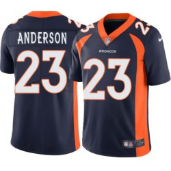 Marques Anderson #23 Broncos Navy Jersey