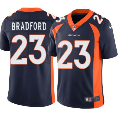 Ronnie Bradford #23 Broncos Navy Jersey