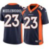 Willie Middlebrooks #23 Broncos Navy Jersey