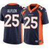 Ted Alflen #25 Broncos Navy Jersey