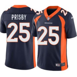 Errol Prisby #25 Broncos Navy Jersey