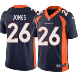 Calvin Jones #26 Broncos Navy Jersey