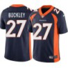 Terrell Buckley #27 Broncos Navy Jersey