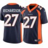 Horace Richardson #27 Broncos Navy Jersey