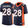 Scott Caldwell #28 Broncos Navy Jersey