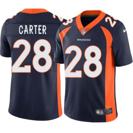 Quinton Carter #28 Broncos Navy Jersey