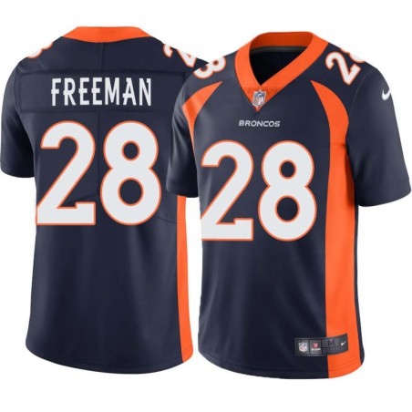 Royce Freeman #28 Broncos Navy Jersey