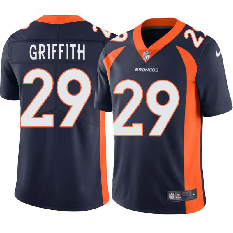 Howard Griffith #29 Broncos Navy Jersey