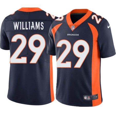 Wandy Williams #29 Broncos Navy Jersey