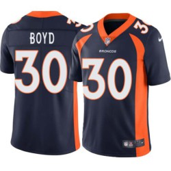 Cory Boyd #30 Broncos Navy Jersey