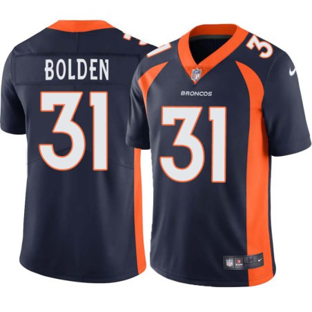 Omar Bolden #31 Broncos Navy Jersey